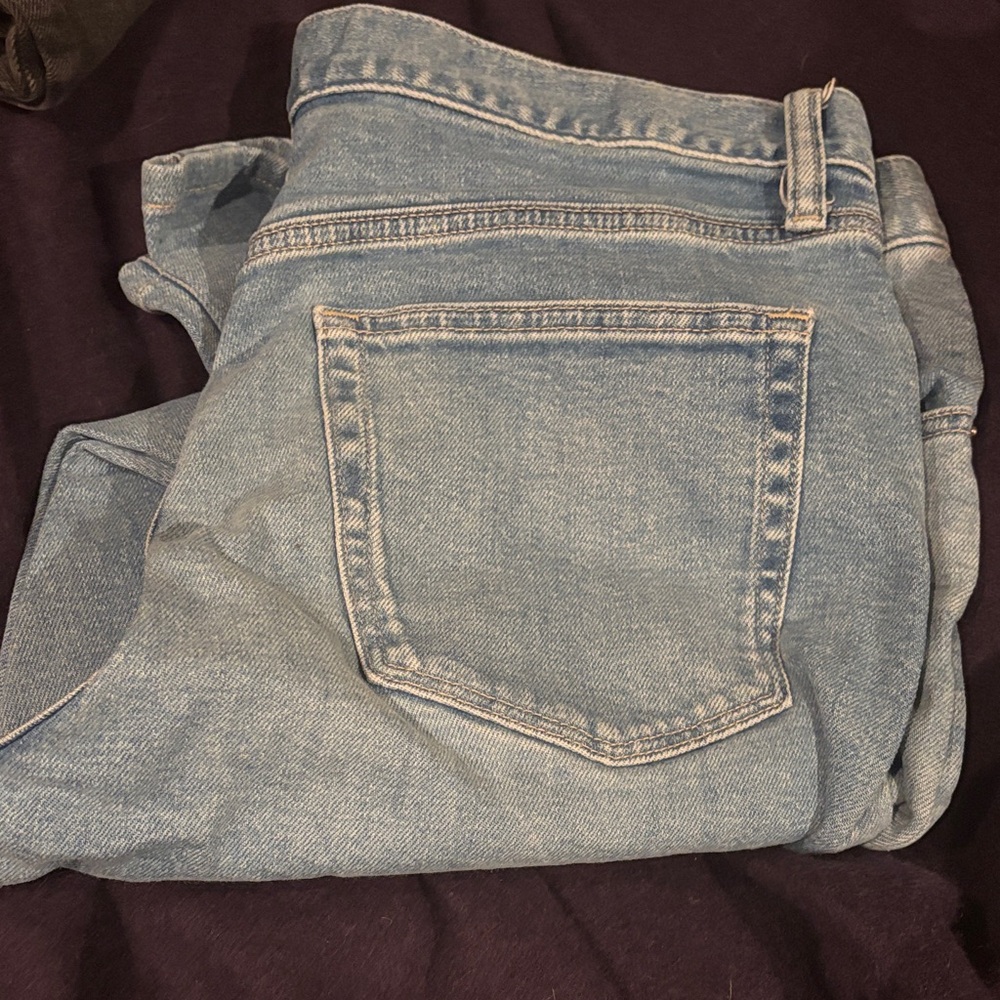 Uniqlo Light Blue Denim Jeans rare size 14